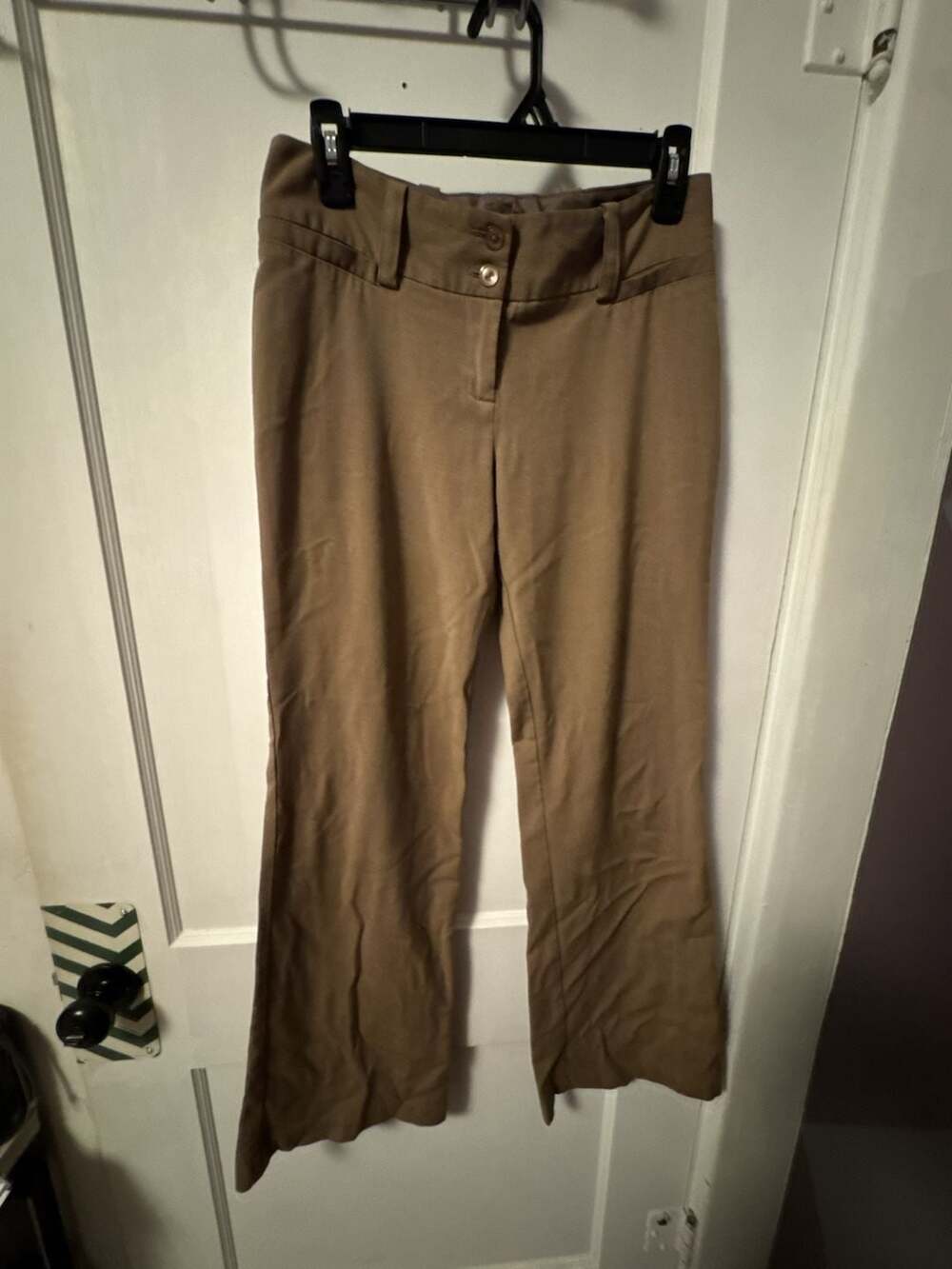 iZ Byer California Cambridge Brown Flare Trouser Pants Size 5